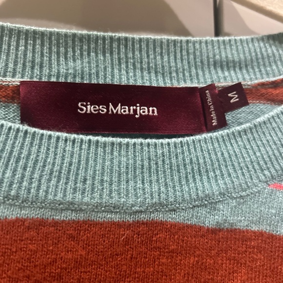 Sies Marjan Teal and Rust Sweater - Picture 4 of 10